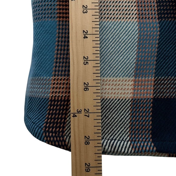Outerknown Blanket Shirt Mens L Heavy Organic Cotton Plaid Button Up Pockets - Picture 11 of 13